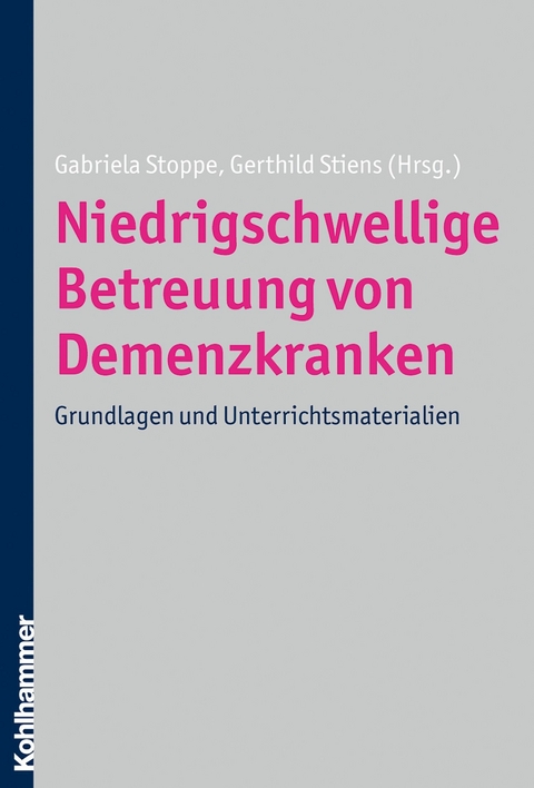 Niedrigschwellige Betreuung von Demenzkranken - 