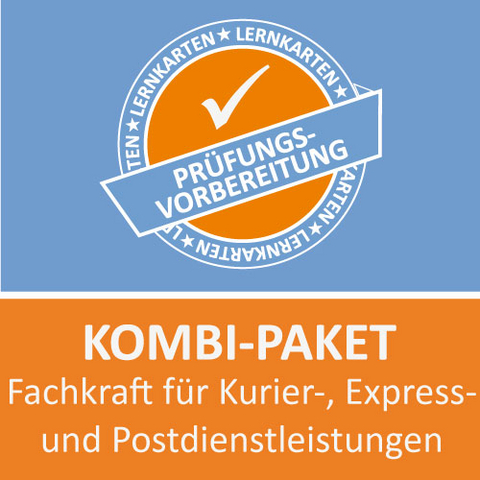 Kombi-Paket Fachkraft für Kurier‐, Express‐ und Postdienstleistungen Lernkarten - Tanja Kaden