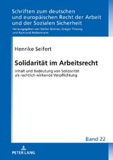 Solidarität im Arbeitsrecht - Henrike Seifert