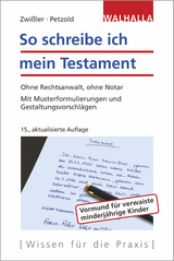 So schreibe ich mein Testament - Finn Zwißler, Sascha Petzold