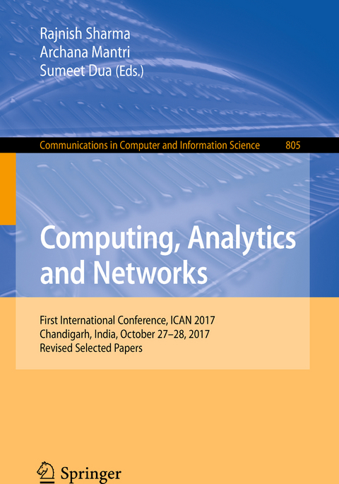 Computing, Analytics and Networks - 