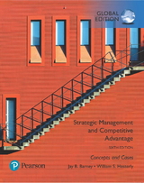 Strategic Management and Competitive Advantage - Jay B. Barney, William S. Hesterly