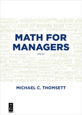 Math for Managers - Michael C. Thomsett