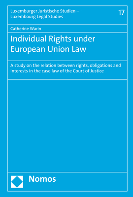 Individual Rights under European Union Law - Catherine Warin