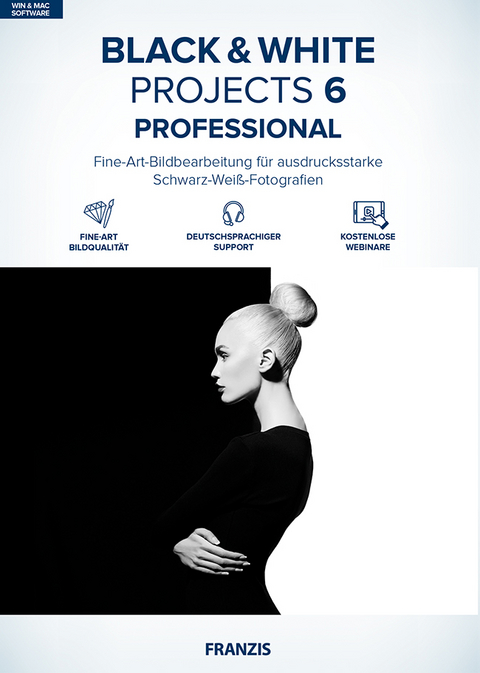 BLACK & WHITE projects 6 professional, 1 CD-ROM - 