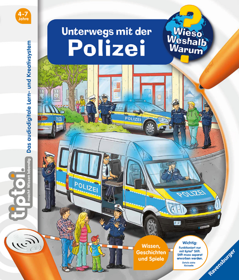 tiptoi® Wieso? Weshalb? Warum? Unterwegs mit der Polizei - Karolin Küntzel