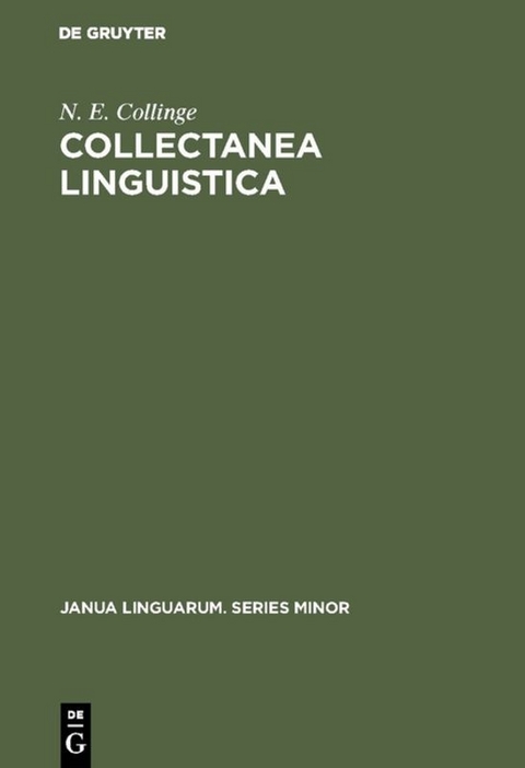 Collectanea Linguistica - N. E. Collinge