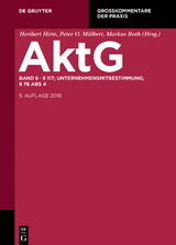 Aktiengesetz / § 117; MitbestR; Nachtrag § 76 Abs 4 - 