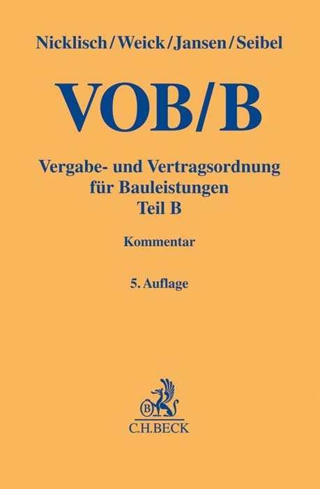 VOB Teil B - 