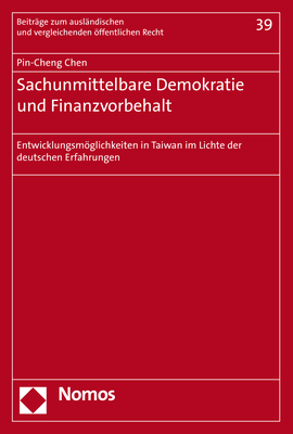 Sachunmittelbare Demokratie und Finanzvorbehalt - Pin-Cheng Chen