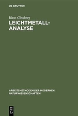 Leichtmetallanalyse - Hans Ginsberg