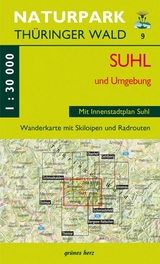 Wanderkarte Suhl und Umgebung - 