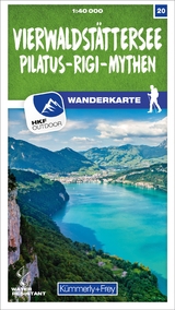 Kümmerly+Frey Wanderkarte 20 Vierwaldstättersee 1:40.000