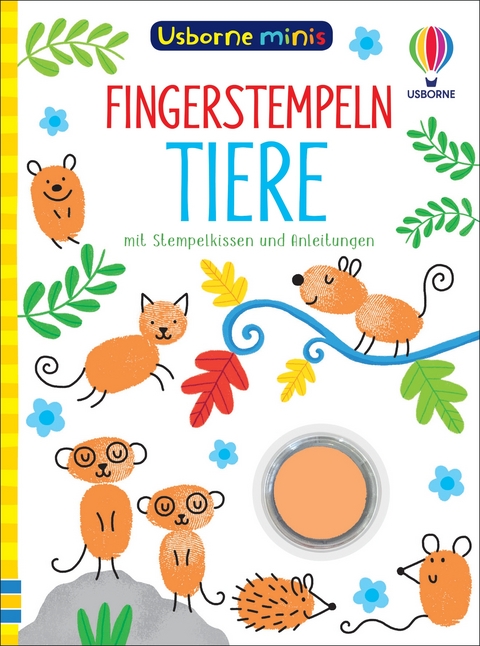 Usborne Minis - Fingerstempeln: Tiere - Sam Smith