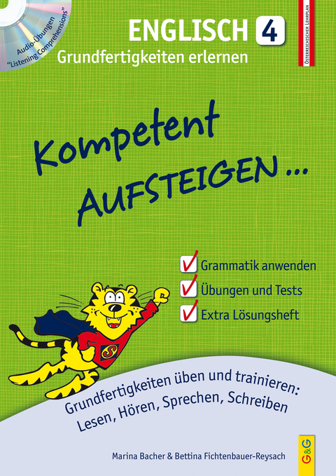 Kompetent Aufsteigen Englisch 4 - Grundfertigkeiten erlernen mit CD - Marina Bacher, Bettina Fichtenbauer-Reysach