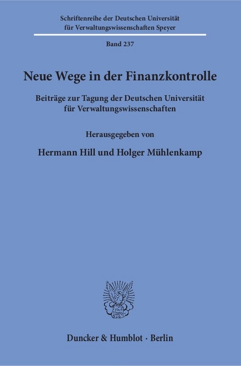 Neue Wege in der Finanzkontrolle. - 