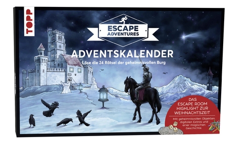 TOPP Escape Adventures Adventskalender - Die geheimnisvolle Burg - Simon Zimpfer, Sebastian Frenzel