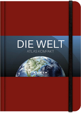 Taschenatlas Die Welt - Atlas kompakt, rot - KUNTH Verlag