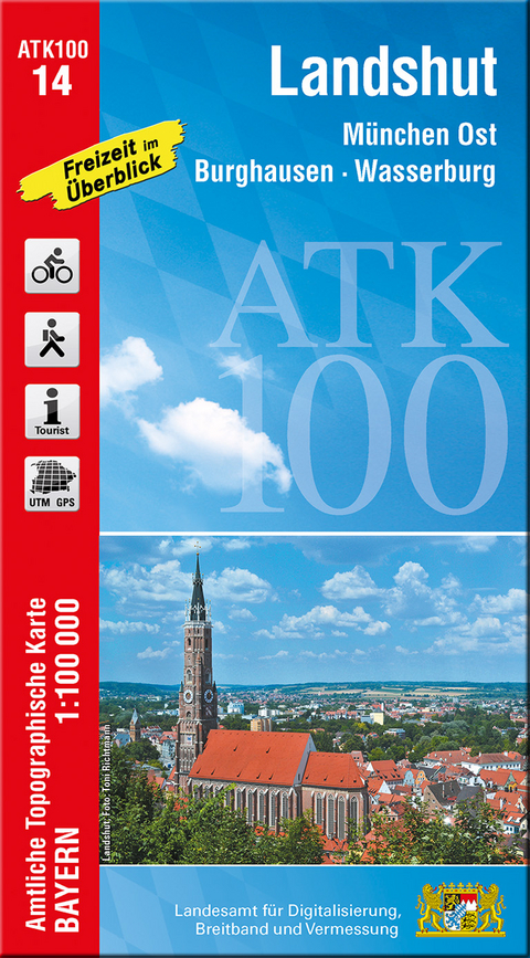 ATK100-14 Landshut (Amtliche Topographische Karte 1:100000)