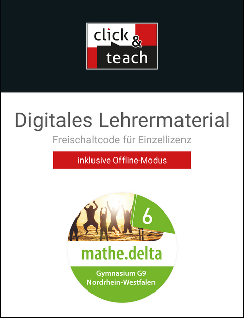 mathe.delta – Nordrhein-Westfalen / mathe.delta NRW click & teach 6 Box - 