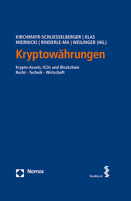 Kryptowährungen - Sabine Kirchmayr-Schliesselberger, Wolfgang Klas, Martin Miernicki, Stefanie Rinderle-Ma, Arthur Weilinger