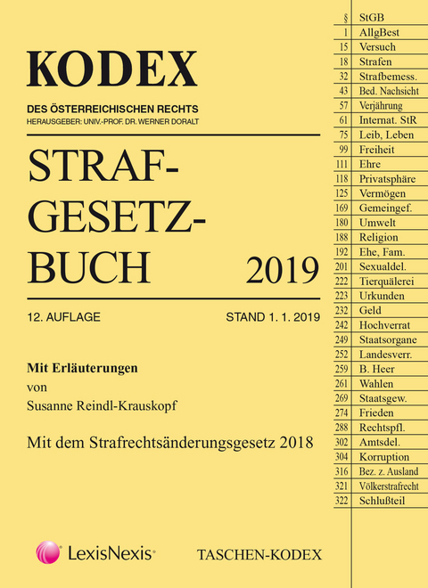 Taschen-Kodex Strafgesetzbuch 2019 - 