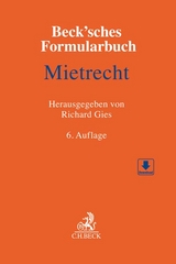 Beck'sches Formularbuch Mietrecht - Gies, Richard