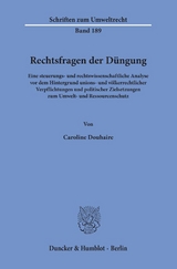 Rechtsfragen der Düngung. - Caroline Douhaire