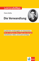 Klett Lektürehilfen Franz Kafka, Die Verwandlung - 