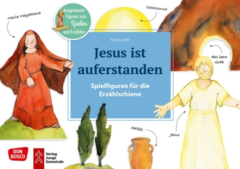 Jesus ist auferstanden. Erzählschienen-Figurenset