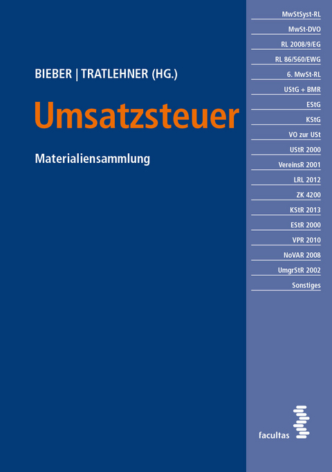 Umsatzsteuer - Thomas Bieber, Sebastian Tratlehner