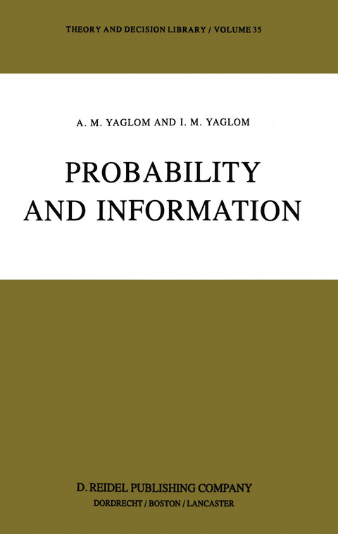 Probability and Information - A.M. Yaglom, I.M. Yaglom