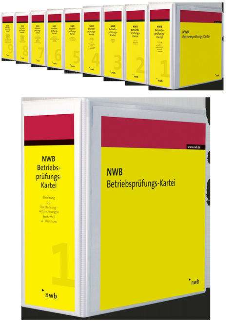 NWB Betriebsprüfungs-Kartei ohne Fortsetzungsbezug