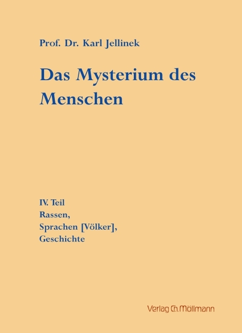 Das Mysterium des Menschen - Karl Jellinek