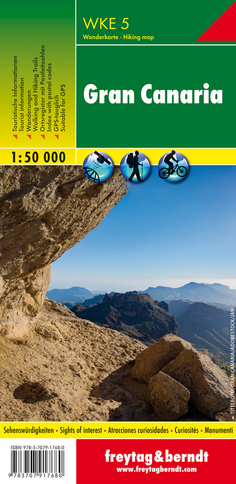 Gran Canaria, Wanderkarte 1:50.000 - 