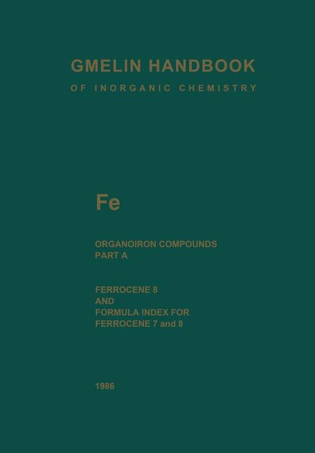 Fe Organoiron Compounds - Marianne Drössmar-Wolf