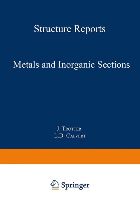 Metals and Inorganic Sections - 