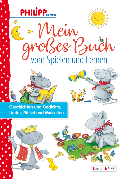 Philipp die Maus - Mein großes Buch vom Spielen und Lernen - Norbert Landa