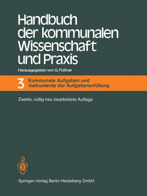 Handbuch der kommunalen Wissenschaft und Praxis - 