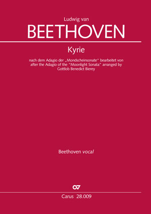 Kyrie nach dem Adagio der "Mondscheinsonate" (Partitur) - Ludwig van Beethoven