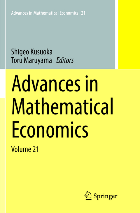 Advances in Mathematical Economics - 