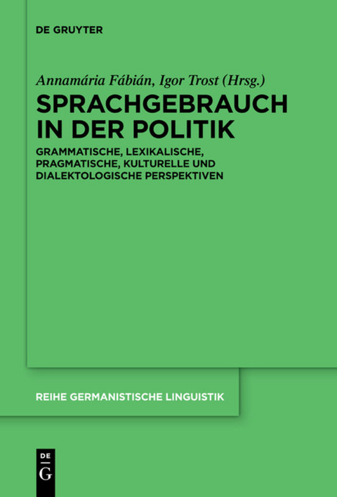 Sprachgebrauch in der Politik - 