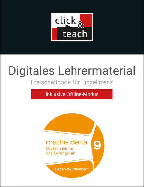 mathe.delta – Baden-Württemberg / mathe.delta BW click & teach 9 Box - 