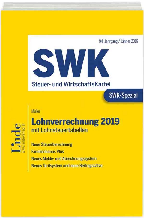 SWK-Spezial Lohnverrechnung 2019 - Eduard Müller