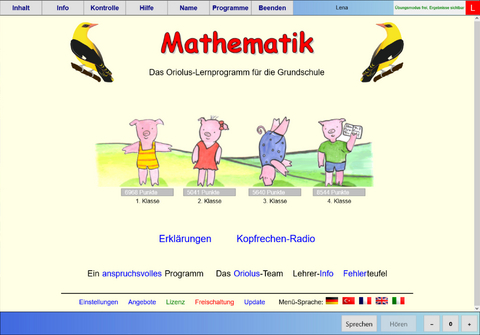 Mathematik in der Grundschule - Schullizenz für PC und Tablet 3 Jahre, updatefähig