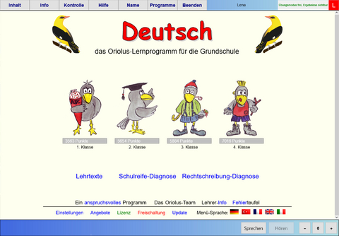 Deutsch in der Grundschule - Schullizenz für PC und Tablets 3 Jahre, updatefähig