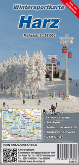 Wintersportkarte Harz - 