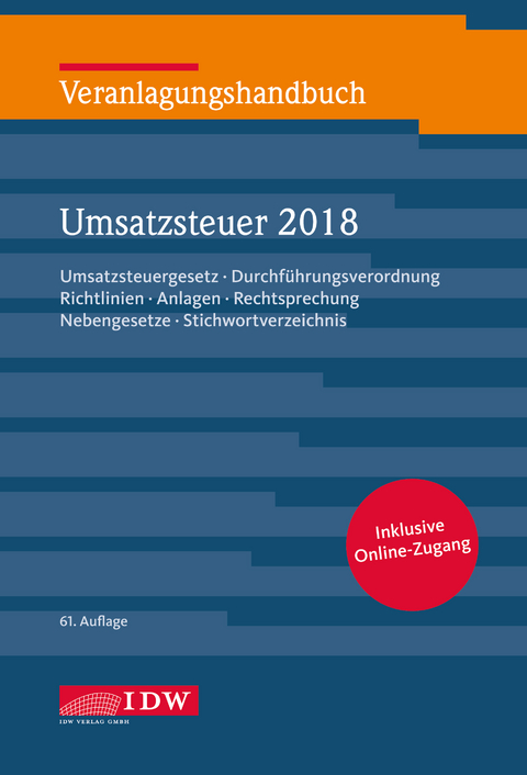 Veranlagungshandbuch Umsatzsteuer 2018, 61. A.