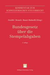 Bundesgesetz über die Stempelabgaben (StG) - Zweifel, Martin; Beusch, Michael; Bauer-Balmelli, Maja