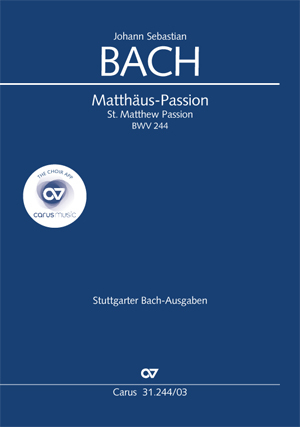 Matthäus-Passion (Klavierauszug) - Johann Sebastian Bach